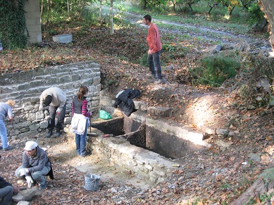 restauration du lavoir