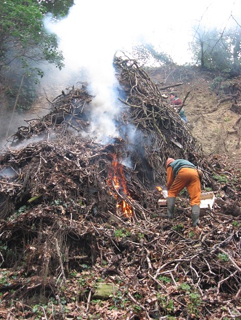 incendie de la décharge